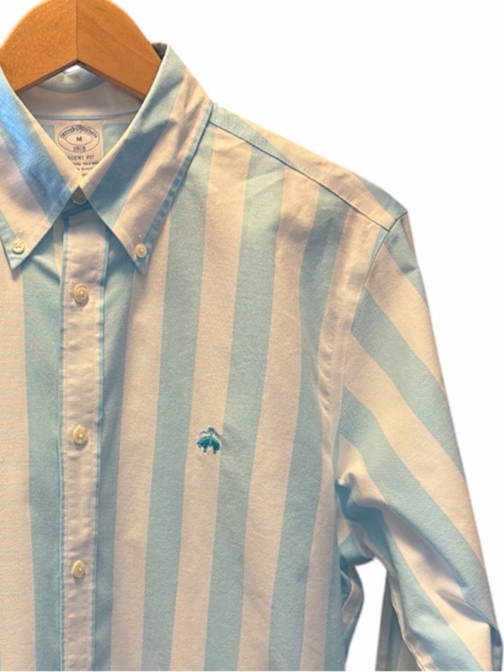 NWOT Brooks Brothers Regent Fit Stripped The Original Polo Shirt